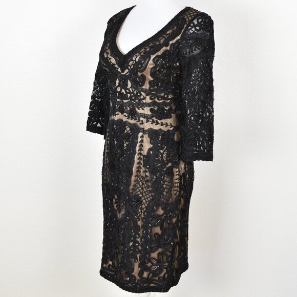 Sue Wong Nocturne Formal Beaded Lace Dress - 6 - Picture 5 of 10